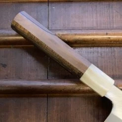 Hitohira Togashi 240mm Kiritsuke Gyuto Stainless Clad Shirogami 1 Ziricote Handle