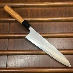 H&K Yoshikane 210mm Gyuto SKD Nashiji Teak Handle