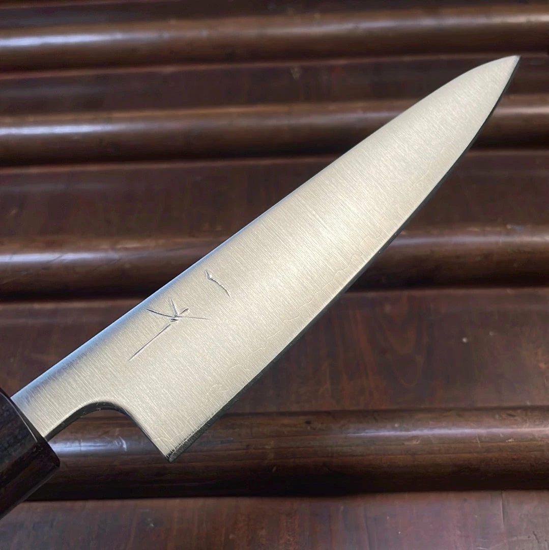 Hitohira Futana SB 135mm Petty Aogami Super Migaki Cherry Wood