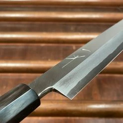 Hitohira Kikuchiyo Manzo 210mm Yanagi Aogami 2 Ho Wood W/ Saya
