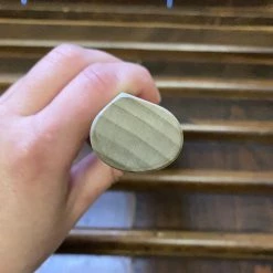 Nakajo Kaji-bei 165mm Nakiri Iron Clad Shirogami 2 Kurouchi Buffalo Horn