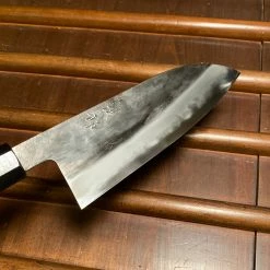 Hitohira Jiro 165mm Wa Santoku Tsuchime Shirogami 1 Taipei Tagayasan Handle