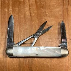 Bernal Cutlery Geo Wostenholm IXL 3” Pen Knife Stainless Pearl 1930-71 The Vault