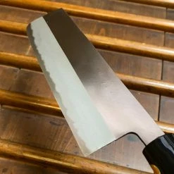 Maruyoshi Takehiro 180mm Nakiri Iron & SK Carbon Tool Steel PC Poplar