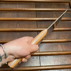 Hitohira Tsubaya Sobakiri 330mm Stainless Pakka Handle