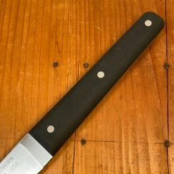 Silverthorn 8" Trimming Knife - Stiff - O1 Carbon Steel Black Micarta Handle