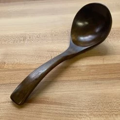 KANDA CO., LTD Kitchen Tools Round Wooden Serving Ladle