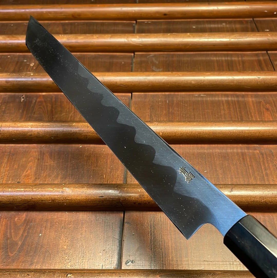 Hitohira Kikuchiyo Manzo 270mm Sakimaru Yanagi Aogami 2 Ho Wood W Saya