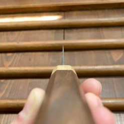 Hitohira TD 135mm Petty Stainless Clad Aogami 2 Kurouchi