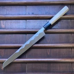 Sakai Kikumori'Kikuzuki Uzu' 270mm Kiritsuke Yanagi - Aogami 1 - W/ Saya