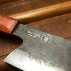 Dao Vua 165mm Nakiri Leaf Spring Carbon Steel