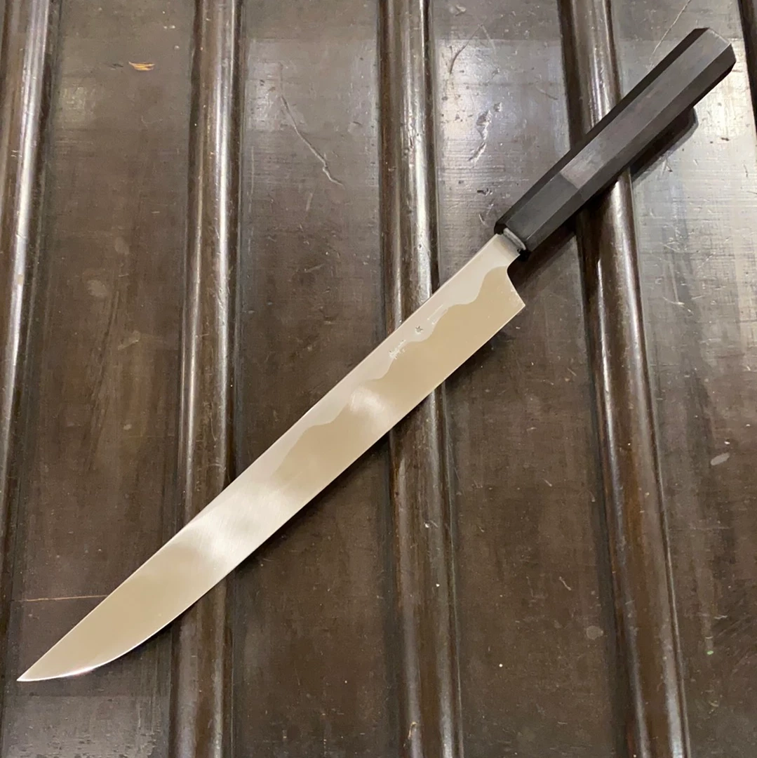 Sakai Kikumori 'Choyo' 270mm Saber Tip Sakimaru Takobiki - Aogami 1 - On Order Waiting Room