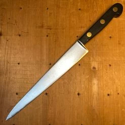 Bernal Cutlery American 10" Flexible Slicer Hand Forged Carbon Steel Ebony Brass