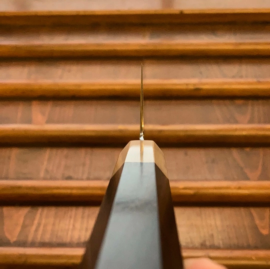 Takada No Hamono 240mm Gyuto Aogami 2 Mizu Honyaki - Ebony & Horn Octagon - On Order