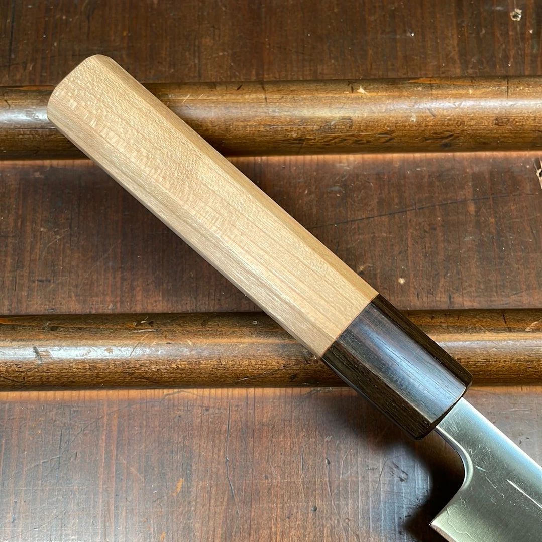 Hitohira Futana SB 135mm Petty Aogami Super Migaki Cherry Wood