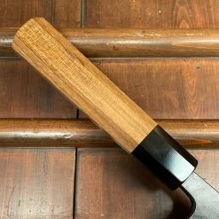 H&K Kumokage 240mm Gyuto Aogami 2 Carbon Kurouchi Damascus Teak Horn