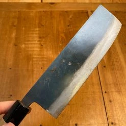 Trade In - Sugimoto 165mm Nakiri Kurouchi Carbon Steel With Saya | Box