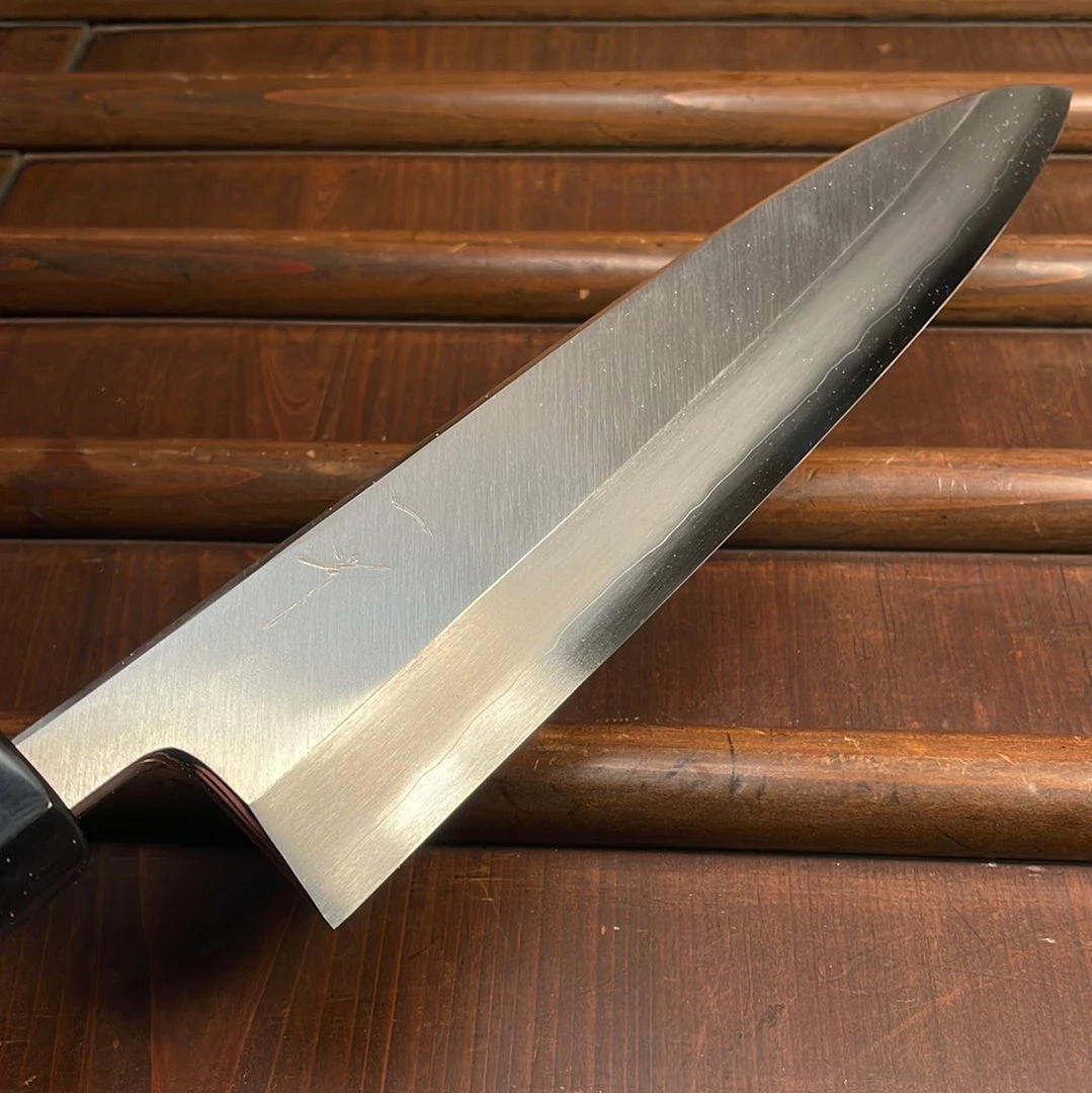 Hitohira Kikuchiyo Rikichi 240mm Mioroshi Deba Shirogami 3 Ho Wood W/ Saya