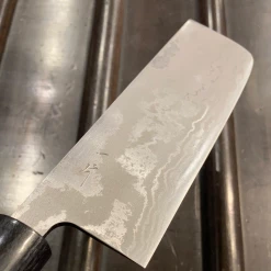 Hitohira GR 150mm Nakiri Iron Clad Aogami 2 Damascus