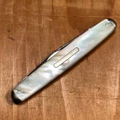 Bernal Cutlery Challenge Cutlery Co 3 1/16” Pen Knife Pearl 1899-1928 The Vault
