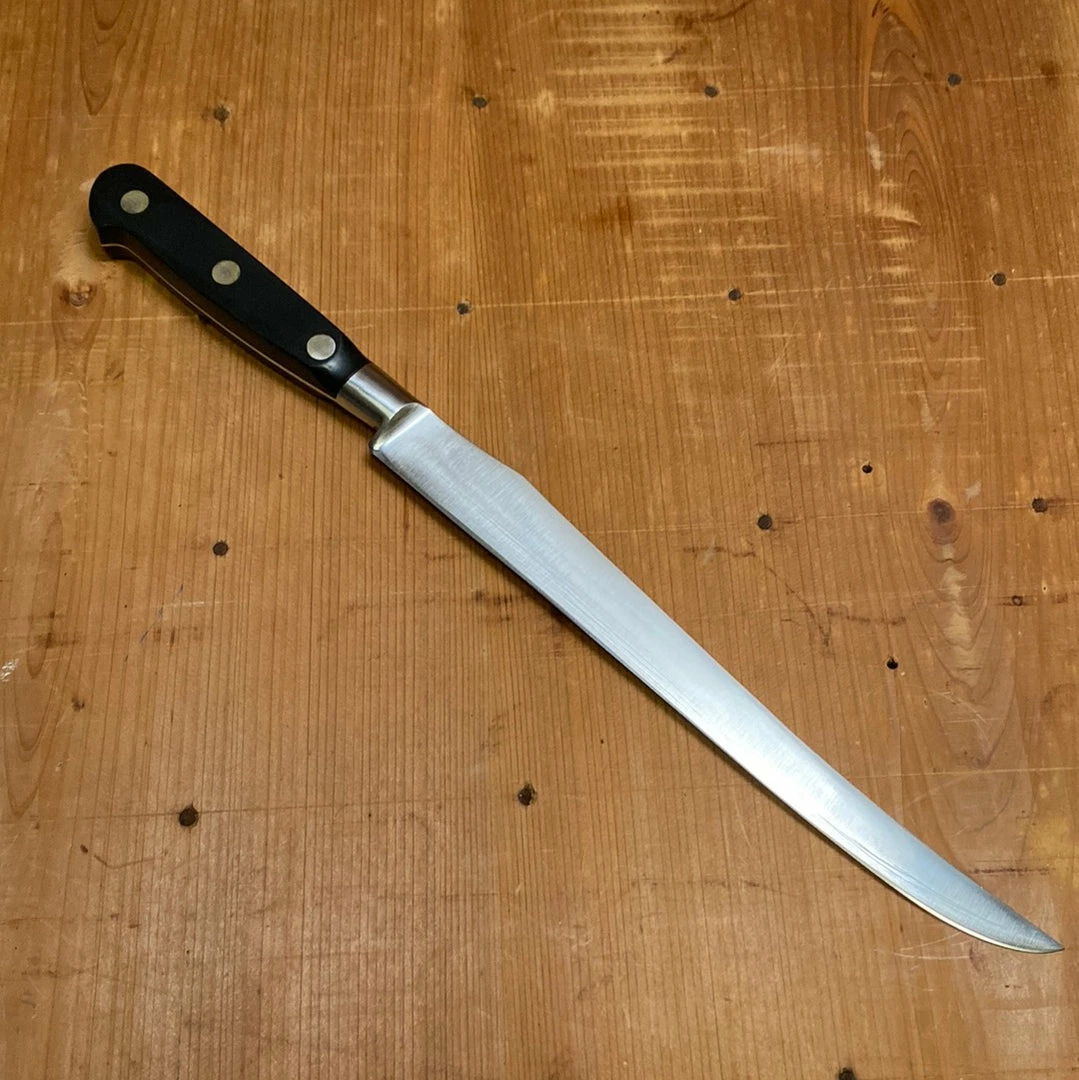 Bernal Cutlery Sabatier Trumpet Ancienne Maison 8.25โ Yataghan Slicer Stainless 1950โs