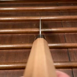 Hitohira Futana S3 240mm Kiritsuke Gyuto Ginsanko Nashiji Cherry Wood