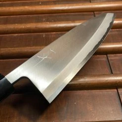 Hitohira Gorobei 180mm Deba Aogami 2 Ho Wood