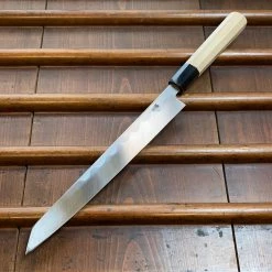 Hitohira Kikuchiyo Manzo 240mm Kiritsuke Yanagi Aogami 2 Ho Wood W/ Saya