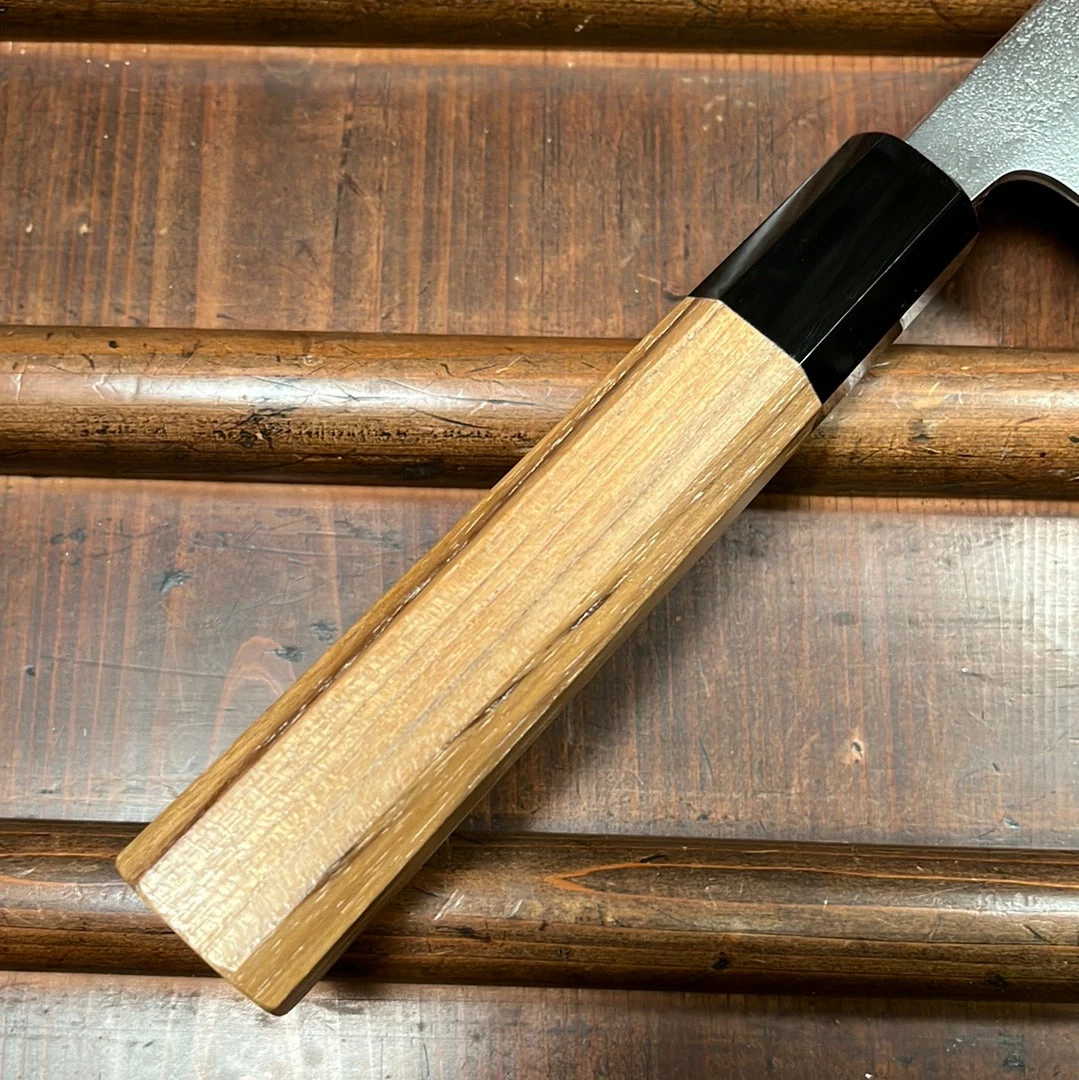 H&K Yoshikane 210mm Gyuto Shirogami 2 Nashiji Teak Handle