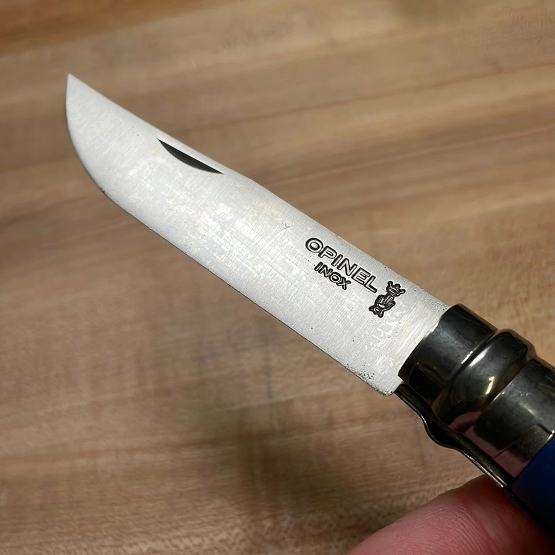 Opinel No. 8 Folding Knife - Stainless Steel Colorama Series