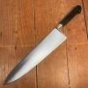 K Sabatier New Old Stock Nogent / Cuisine Massive 11" Chef Carbon Steel Ebony Handle