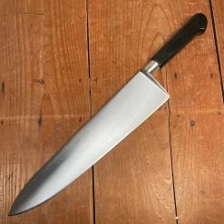 K Sabatier New Old Stock Nogent / Cuisine Massive 11" Chef Carbon Steel Ebony Handle