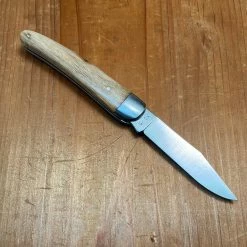 Au Sabot 10cm Alsacien Pocket Knife Carbon Steel Oak