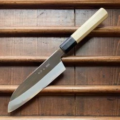 Sakai Kikumori'Choyo' 180mm Santoku - Aogami 1 - W/ Saya