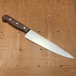 Hitohira NOS Victorinox 7.5" Chef Knife - Rosewood Handle Unused Vintage 1960's-70's