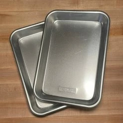 Nordic Ware Naturals Aluminum 2 Pack Burger Grill/Prep Trays Kitchen Tools