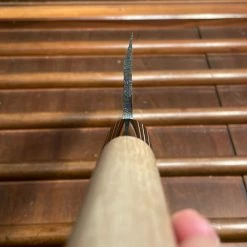 Hitohira Gorobei 180mm Deba Aogami 2 Ho Wood