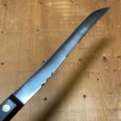 Bernal Cutlery Used Vintage Cattauraugus 7.75” Carving Knife Carbon Steel & Rosewood Little Valley NY C1900-1920