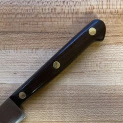 K Sabatier - NOS 4.25" Plate-Semelle Office - Hand Forged Carbon Steel - Birds Head Pommel Palisander The Vault