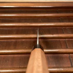 Hitohira Futana S3 210mm Gyuto Ginsanko Nashiji Cherry Wood