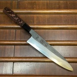 H&K Hatsukokoro Yoake 210mm Gyuto Aogami 1 Kurouchi Wenge Handle