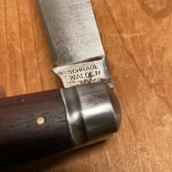 Bernal Cutlery Schrade Walden 4.5” Rope / Sailors Knife Walkaid Rope Co 1946-73 The Vault