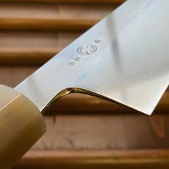 Takada No Hamono 240mm Gyuto Aogami 2 Mizu Honyaki - Ebony & Horn Octagon - On Order