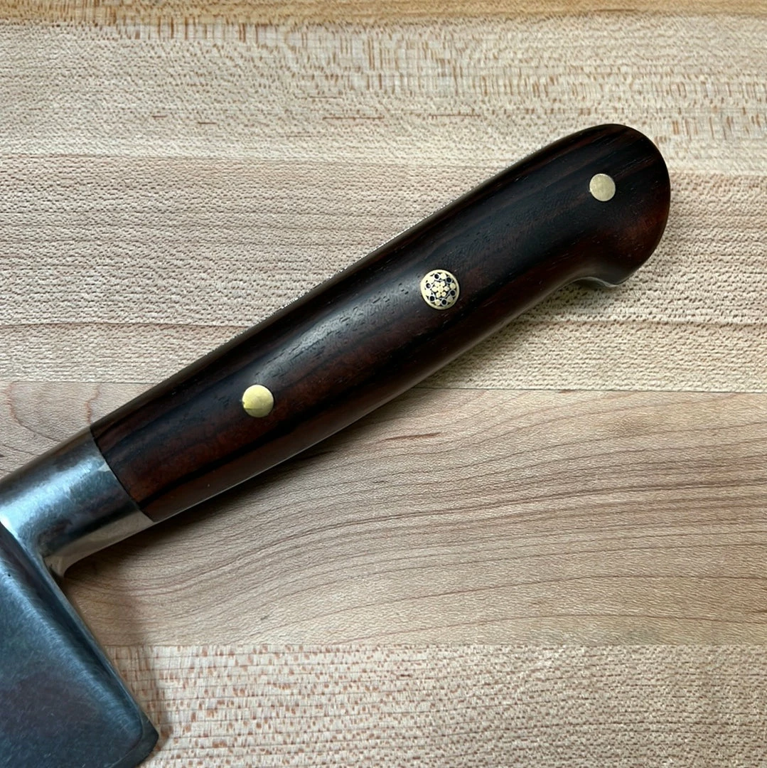 Bernal Cutlery The Vault Sabatier Lion 10" Chef Knife Stainless Steel Custom Macasser Ebony Handle