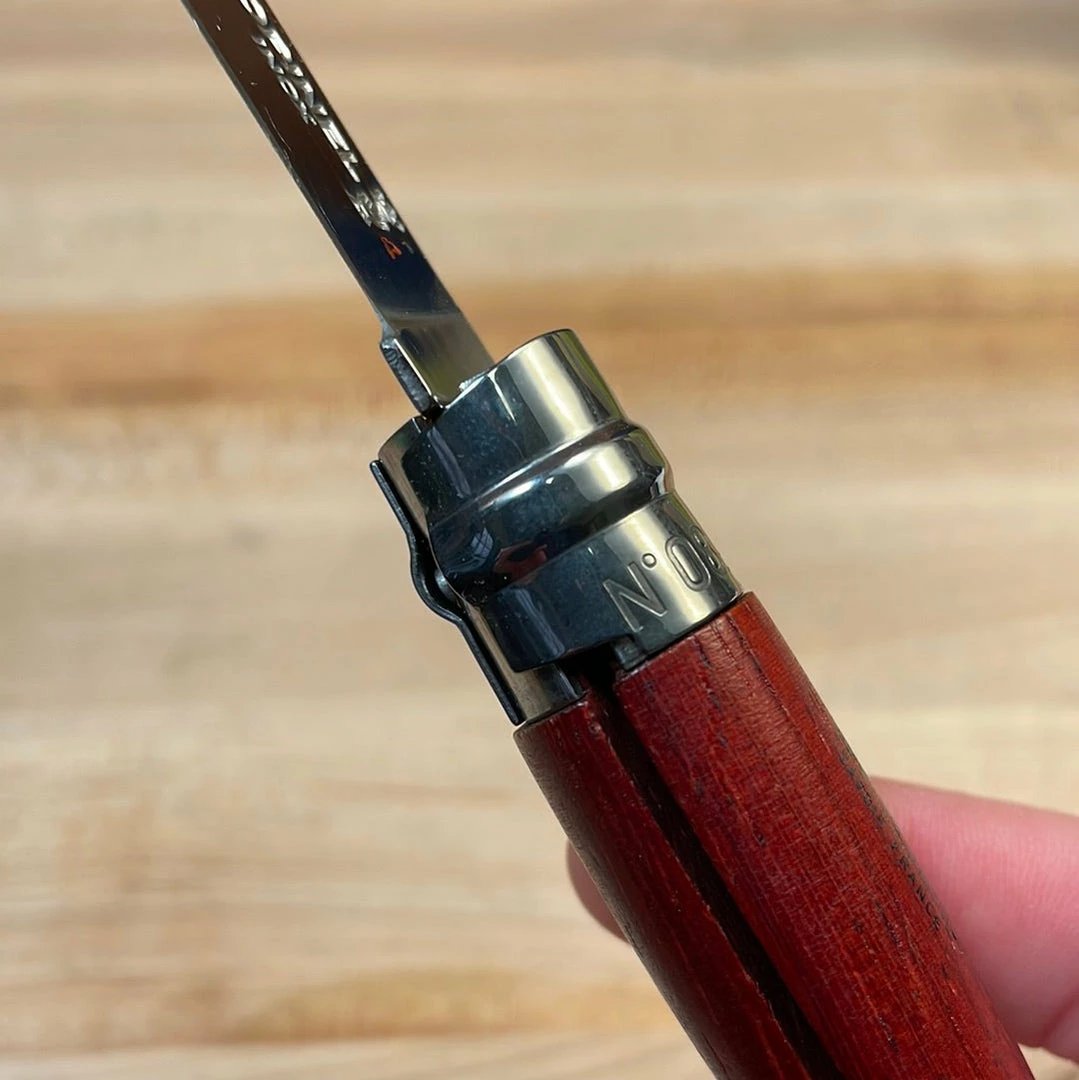 Opinel #8 Slim Folding Knife - Padouk - Stainless