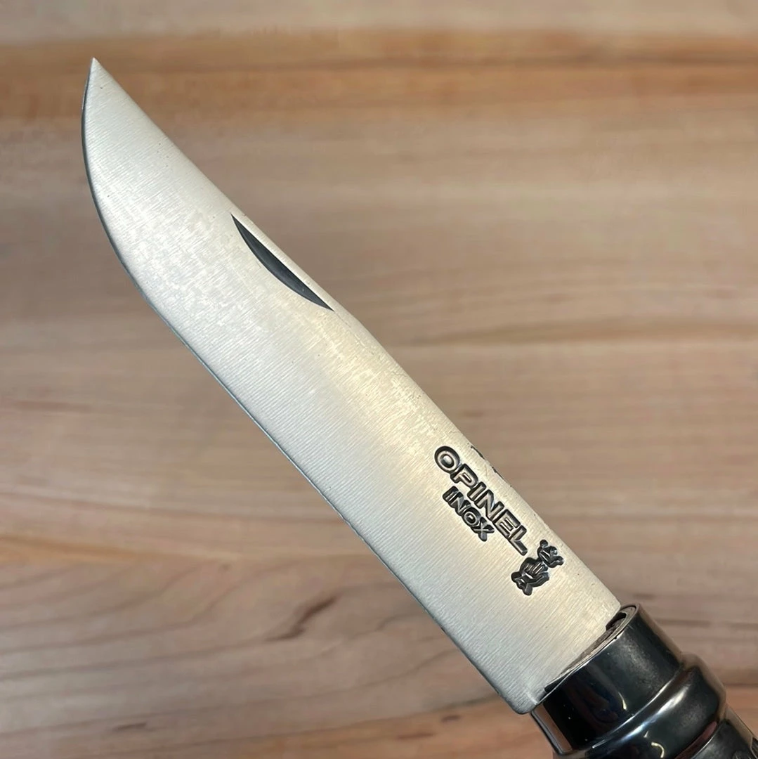 Opinel No.08 Laminated Birch Edition Knives - Brown