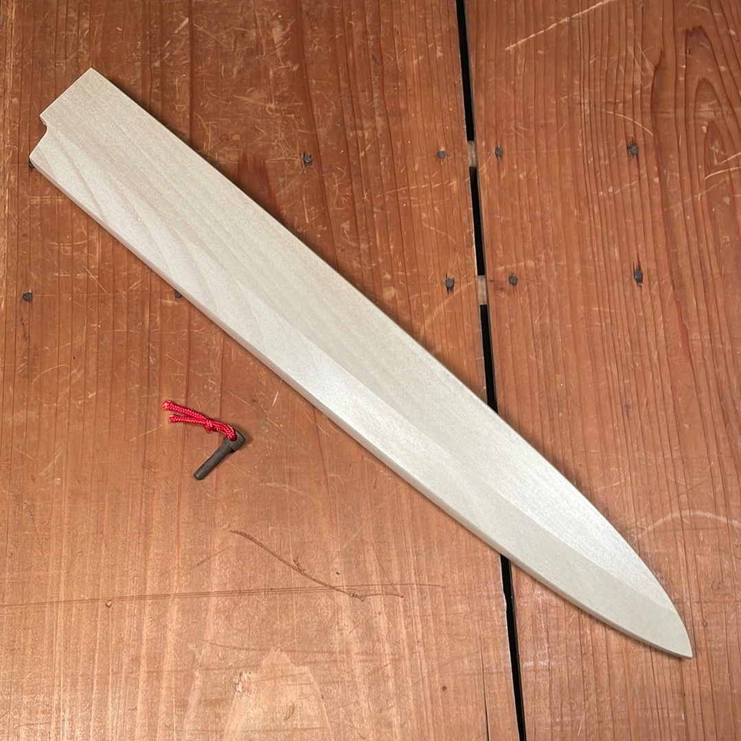Hitohira Mumei 300mm Yanagi Saya - Ho Wood Kitchen Tools