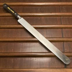 Bernal Cutlery Sabatier Trumpet / Ancien Maison 12โ Round Tip Carving Knife Stainless France 1950โs