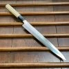 Hitohira Kikuchiyo Manzo 270mm Yanagi Aogami 2 Ho Wood W/ Saya
