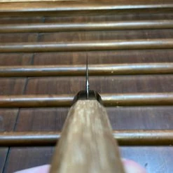 H&K Myojin Naohito 210mm Kiritsuke Gyuto SG2 Stainless Kasumi Teak Myojin Riki Sesakusho